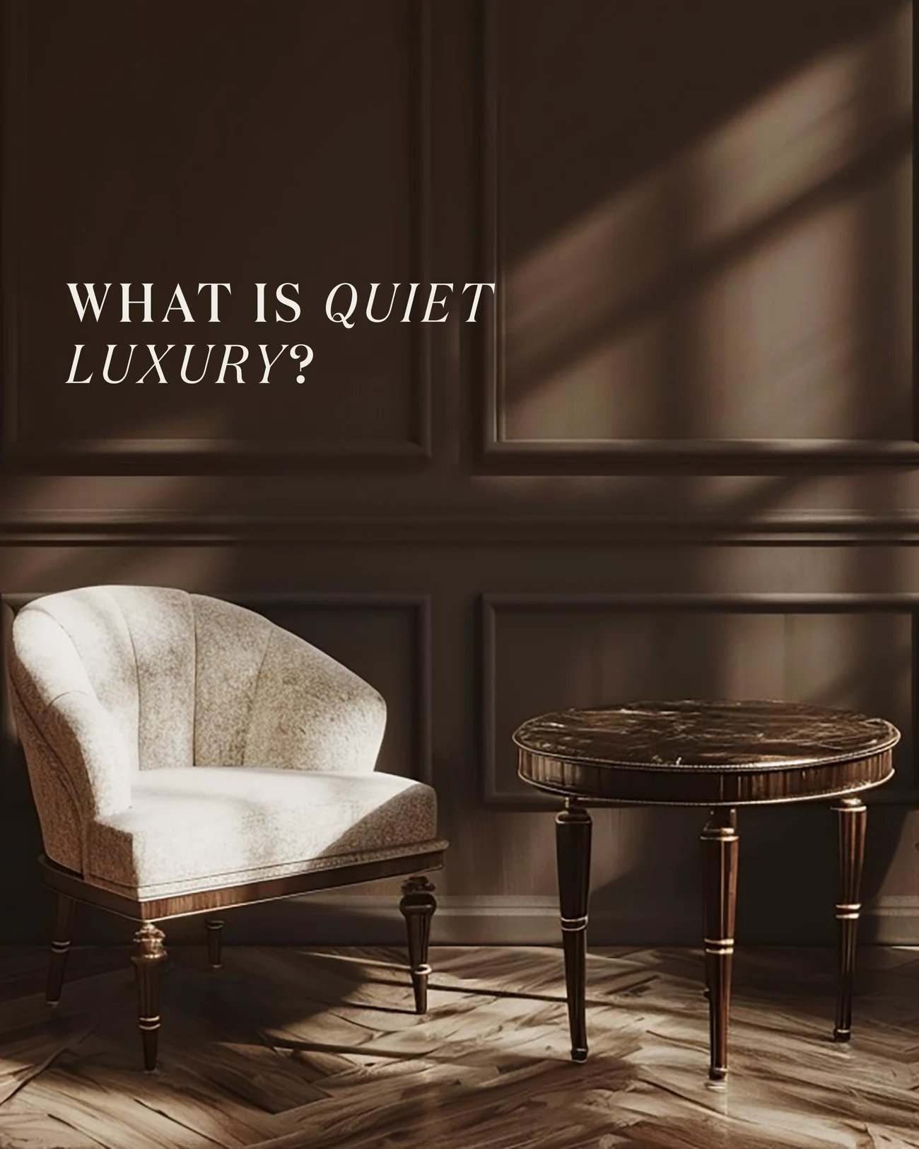 Luxury fashion portfolio on a laptop