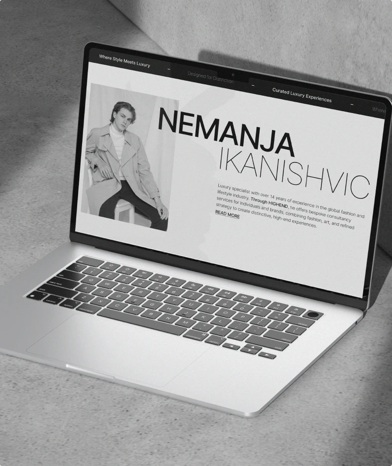 consultant website — project presentation 3